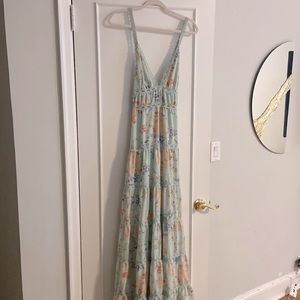 Blue Alice and Olivia maxi dress